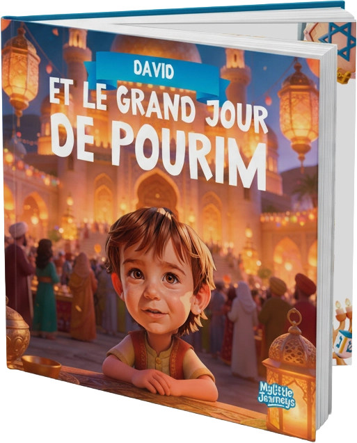 Livre personnalisé ouvert